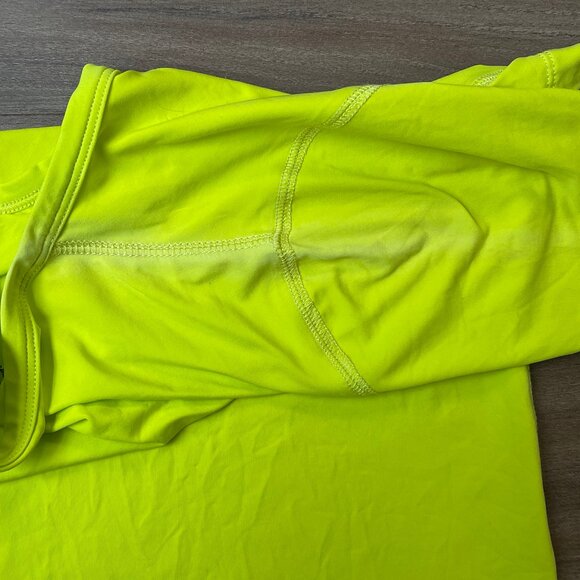 Tailored Sportsman Icefil Short Sleeve Riding Shirt - Neon Yellow - Small - Picture 4 of 5